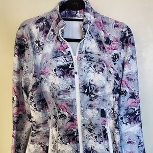 LuluLemon Jacket Sz 10 Floral